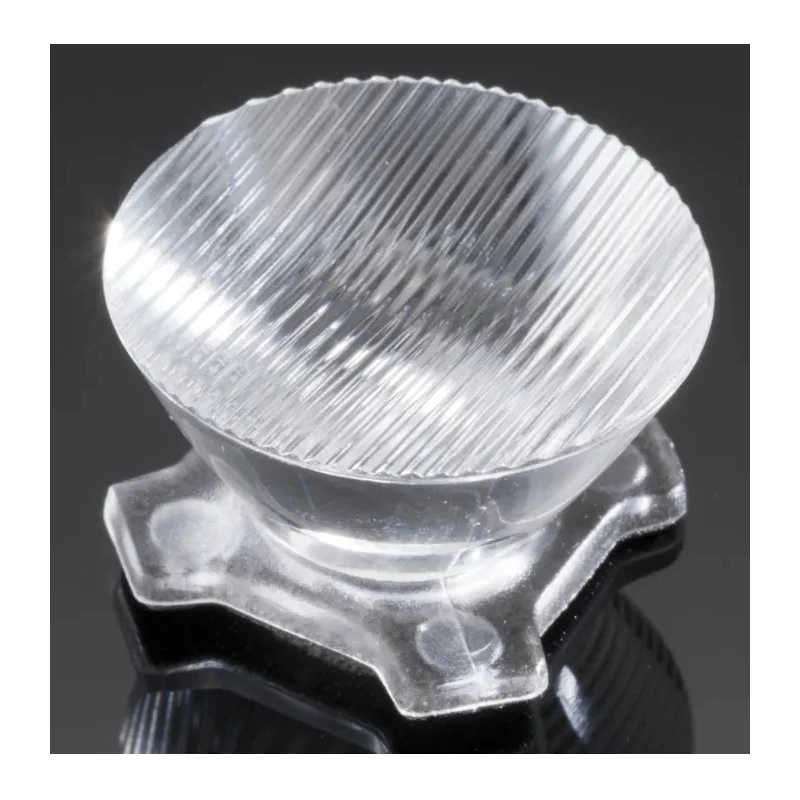 Ledil Heidi Series 1-Way LED Lens Oval Beam Polymethyl Methacrylate 21.6mm Diameter CA11267_HEIDI-O-90