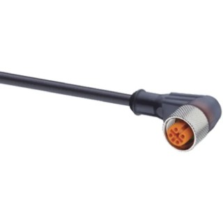 Lumberg Automation Sensor Actuator Cable Female 4 Way Right Angle to Unterminated Free End 2 m 250V 43595 RKWT 4-3-224/2 M