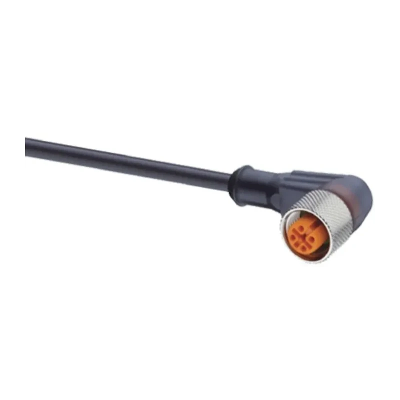 Lumberg Automation Sensor Actuator Cable Female 4 Way Right Angle to Unterminated Free End 2 m 250V 43595 RKWT 4-3-224/2 M