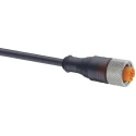 Lumberg Automation Female 3 Way M12 to Unterminated Sensor Actuator Cable 2 m 250V IP67 18170 RKT 4-3-224/2 M