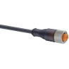 Lumberg Automation Female 3 Way M12 to Unterminated Sensor Actuator Cable 2 m 250V IP67 18170 RKT 4-3-224/2 M