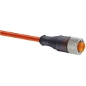 Lumberg Automation Female 4-way M12 to Unterminated Free End Sensor Actuator Cable 2m 250V 11348 RKT 4-07/2 M