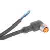 Lumberg Automation Sensor Actuator Cable 3 Contacts Right Angle Female to Unterminated Free End 32V 13169 RKMWV 3-224/2 M