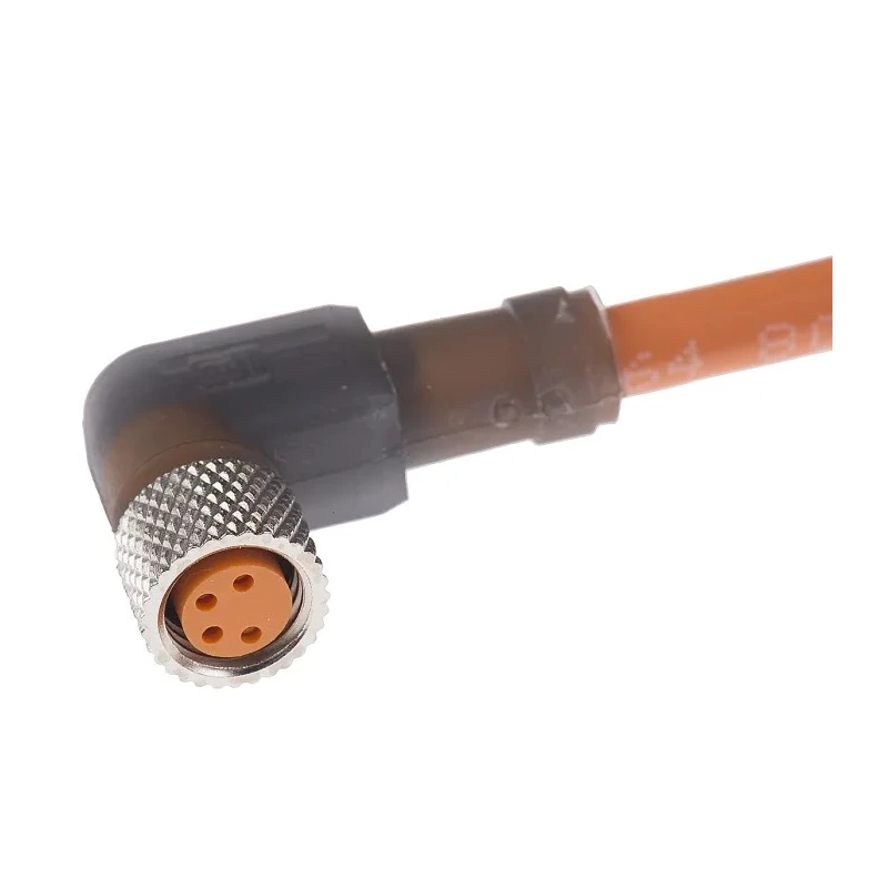 Lumberg Automation Sensor Actuator Cable Female 4 Way M8 Right Angle to Free End Unterminated 36V 2m 11330 RKMWV 4-07/2 M
