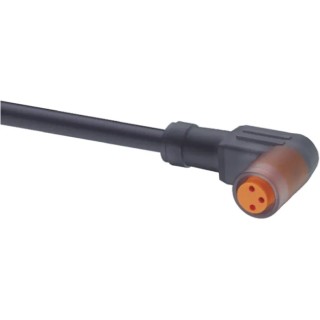 Lumberg Automation Female 3 Way Right Angle to Unterminated Free End Sensor Actuator Cable 2m 11306 RKMW 3-06/2 M