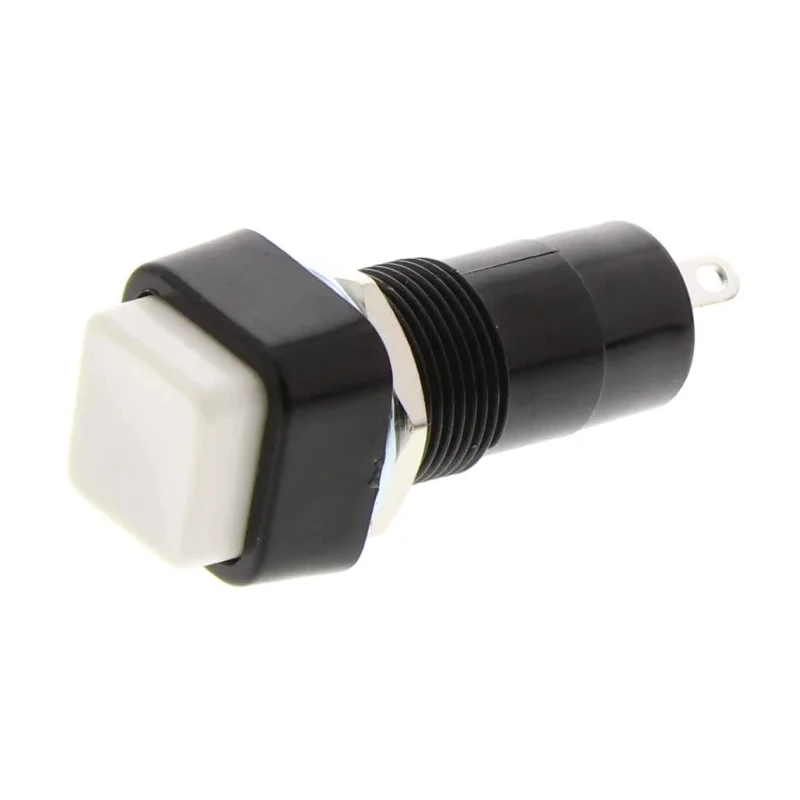 Lumberg PBS-001B Series Push Button Switch Momentary Panel Mount 12 mm Cutout SPST IP40 IP67 250 V AC PBS-001B-1