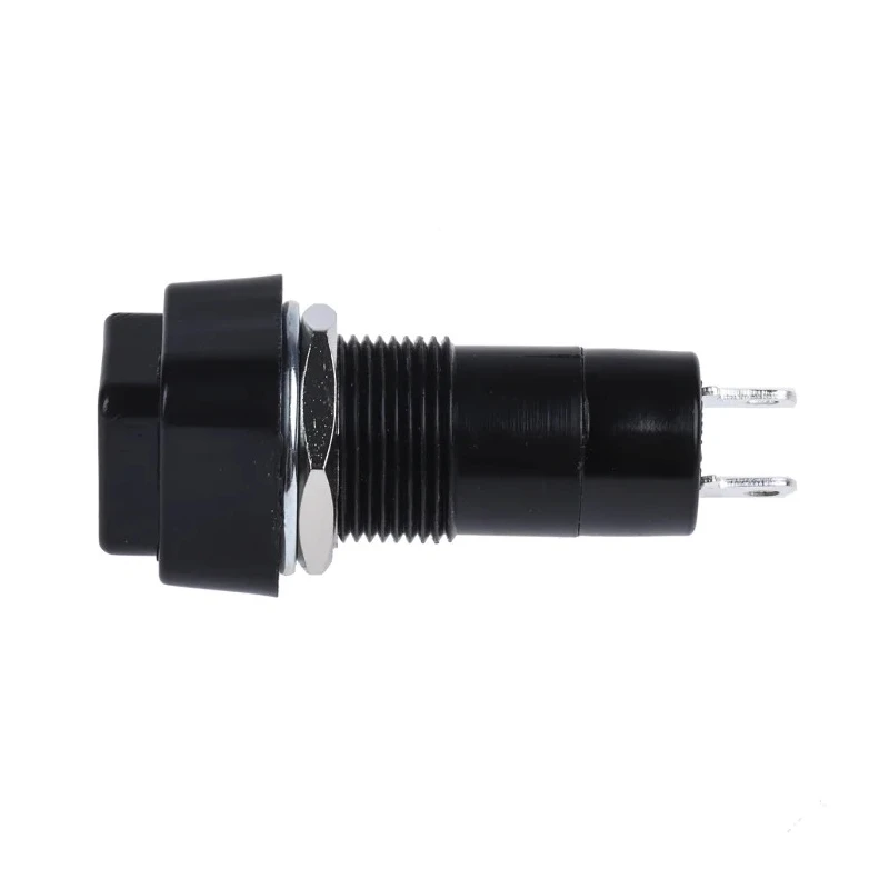 Lumberg PBS-001B Series Push Button Switch, Momentary, Panel Mount, 12 mm Cutout, SPST, IP40/IP67, 250 V AC PBS-001B-2