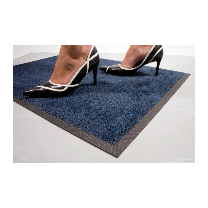 Coba Europe COBAwash Indoor Entrance Mat Black Blue 850mm x 1.2m x 8mm LM010204