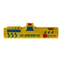Jokari Round Insulated Wire Stripper 0.2 to 4 mm², Polyamide Handle, 124mm Overall Length 30155