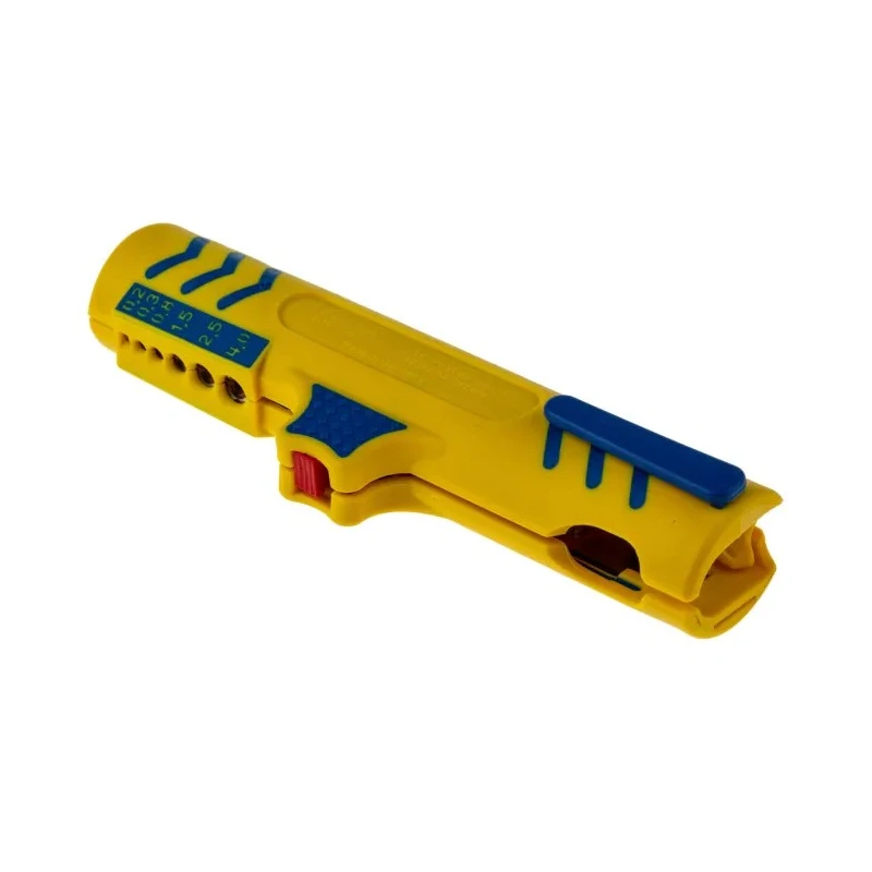 Jokari Round Insulated Wire Stripper 0.2 to 4 mm², Polyamide Handle, 124mm Overall Length 30155