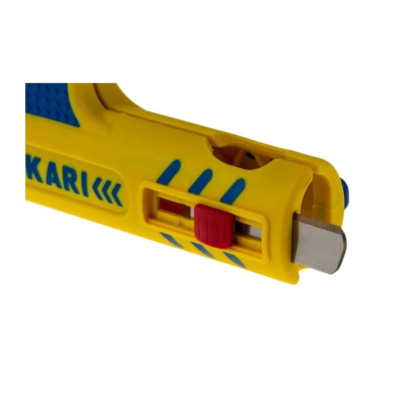 Jokari Round Insulated Wire Stripper 0.2 to 4 mm², Polyamide Handle, 124mm Overall Length 30155