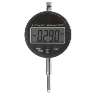 RS PRO Imperial & Metric Dial Indicator 12.5 mm Max Measurement, 0.001 mm Resolution, ±0.005 mm Accuracy 724-4030