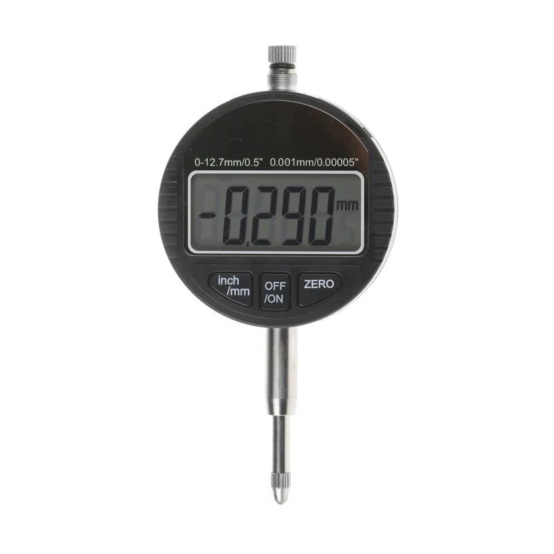 RS PRO Imperial & Metric Dial Indicator 12.5 mm Max Measurement, 0.001 mm Resolution, ±0.005 mm Accuracy 724-4030