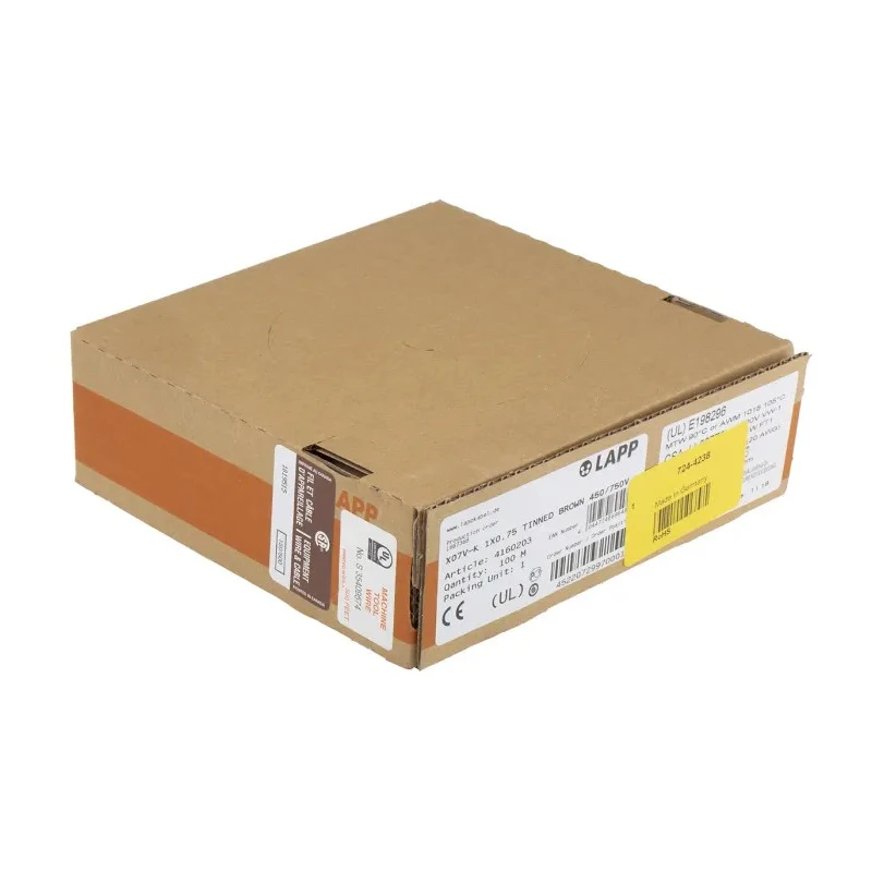 Lapp MULTI-STANDARD SC 2.1 Series Brown 0.75 mm² Hook Up Wire 100 m 4160203 Polyvinyl Chloride