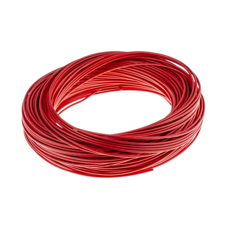 Lapp H05V-K Series Red 0.5 mm² Hook Up Wire, 16/32 Strands, 100 m Length, Polyvinyl Chloride Jacket, 300/500 V 4510041
