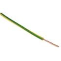 Lapp Green, Yellow 1 mm² Polyvinyl Chloride Hook Up Wire 32/32 Strands, 300/500 V, 100 m Reel, 4510003