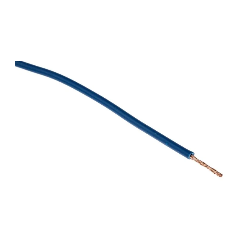 Lapp H05V-K Series Dark Blue 0.75 mm² Hook Up Wire, 24 x 32 AWG, 100 m Length, 300/500V, Polyvinyl Chloride Jacket 4510142