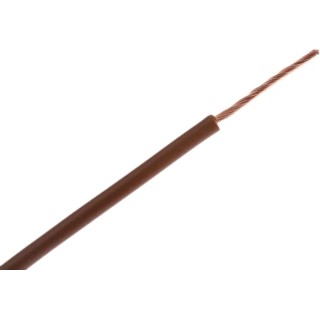 Lapp H05V-K Series Brown 1 mm² Hook Up Wire, 32/32 Strands, 100 m Length, 300/500V, Polyvinyl Chloride PVC Jacket 4510033
