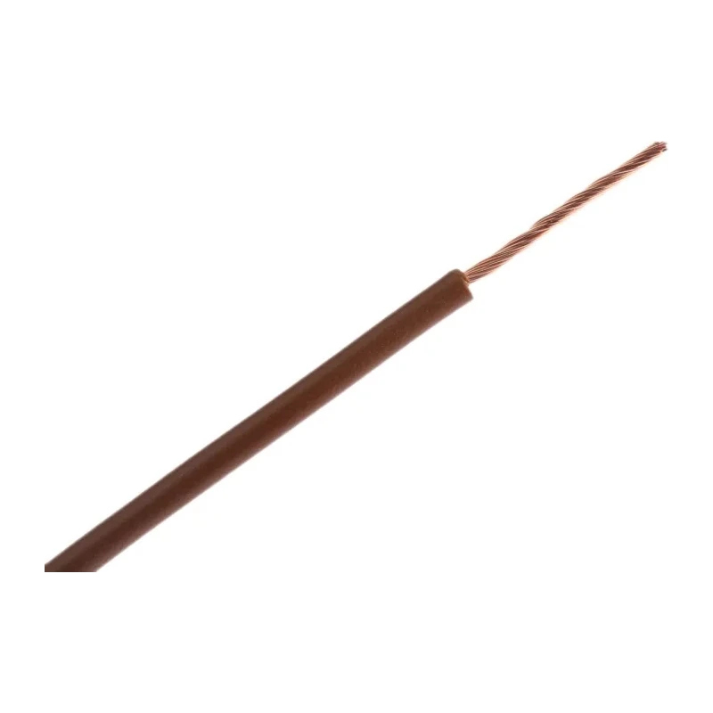 Lapp H05V-K Series Brown 1 mm² Hook Up Wire, 32/32 Strands, 100 m Length, 300/500V, Polyvinyl Chloride PVC Jacket 4510033