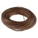 Lapp H05V-K Series Brown 1 mm² Hook Up Wire, 32/32 Strands, 100 m Length, 300/500V, Polyvinyl Chloride PVC Jacket 4510033