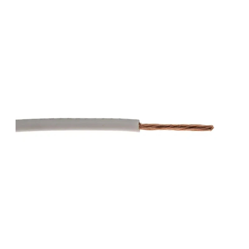 Lapp H05V-K Series White 1 mm² Hook Up Wire, 32/32 Strands, 100 m Length, Polyvinyl Chloride Jacket, 300/500V, Flame 4510053