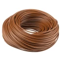 Lapp H07V-K Series Brown 2.5 mm² Hook Up Wire, Single Core, 50x30 AWG Strands, 3.7 mm OD, 450/750 V, 70°C Max, 100 m 4520032