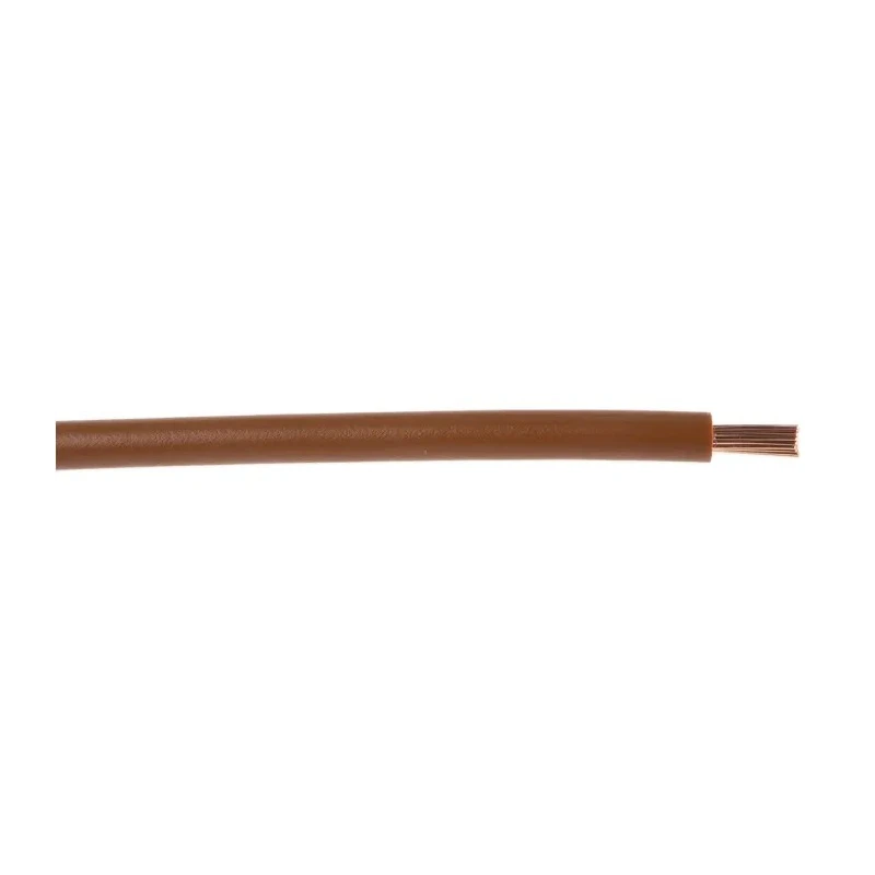 Lapp H07V-K Series Brown 2.5 mm² Hook Up Wire, Single Core, 50x30 AWG Strands, 3.7 mm OD, 450/750 V, 70°C Max, 100 m 4520032