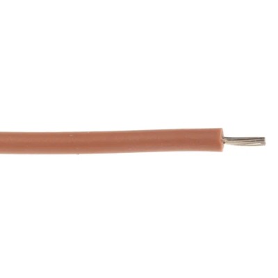 Lapp OLFLEX HEAT 180 SiF Series Brown 0.25 mm² Hook Up Wire 14 x 0.15 mm Conductor 100 m 300/500 V Silicone Rubber 47003
