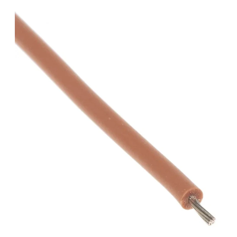 Lapp OLFLEX HEAT 180 SiF Series Brown 0.25 mm² Hook Up Wire 14 x 0.15 mm Conductor 100 m 300/500 V Silicone Rubber 47003