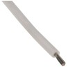 Lapp OLFLEX HEAT 180 SiF Series White 0.5 mm² Hook Up Wire, 19 x 0.25 mm Strands, 100 m Length, Silicone Rubber, Rated 48105