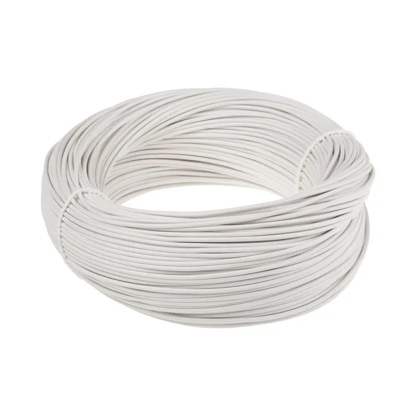 Lapp OLFLEX HEAT 180 SiF Series White 0.5 mm² Hook Up Wire, 19 x 0.25 mm Strands, 100 m Length, Silicone Rubber, Rated 48105