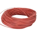 Lapp OLFLEX HEAT 180 SiF Series Red 0.5 mm² Hook Up Wire, 19 x 0.25 mm Strands, 100 m Length, Silicone Rubber 48104