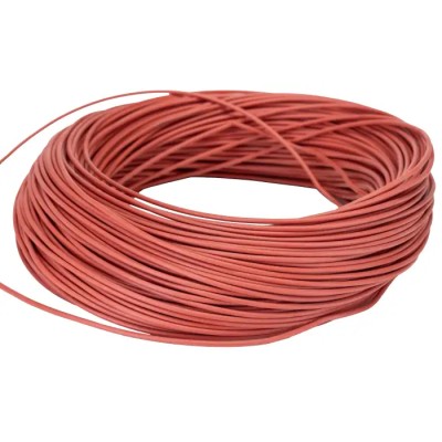 Lapp OLFLEX HEAT 180 SiF Series Red 0.5 mm² Hook Up Wire, 19 x 0.25 mm Strands, 100 m Length, Silicone Rubber 48104