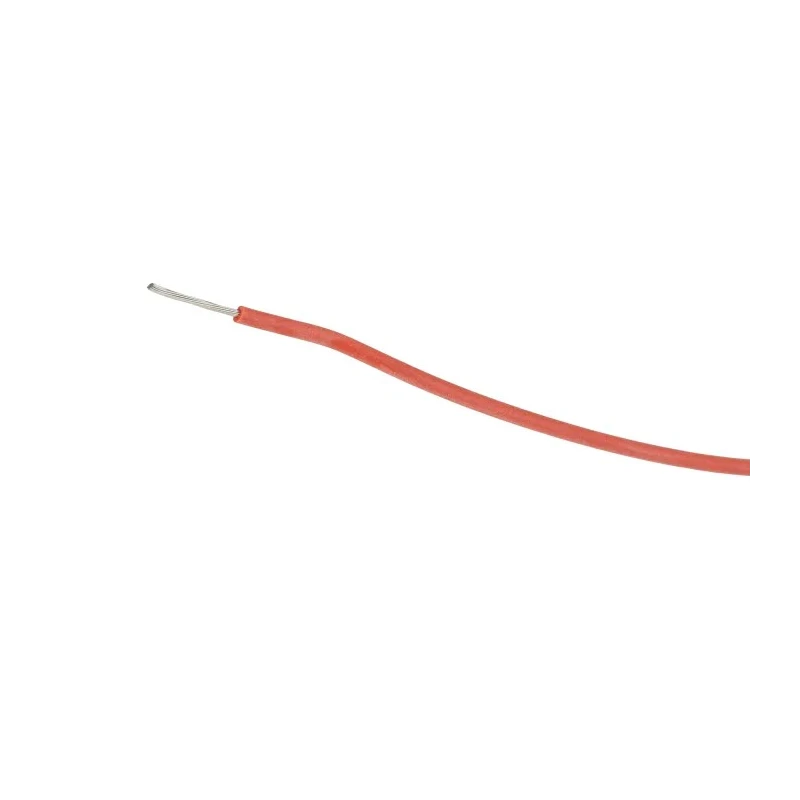 Lapp OLFLEX HEAT 180 SiF Series Red 0.5 mm² Hook Up Wire, 19 x 0.25 mm Strands, 100 m Length, Silicone Rubber 48104