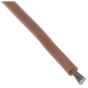 Lapp OLFLEX HEAT 180 SiF Series Brown 1.5 mm² Hook Up Wire, 19 x 0.25 mm Strands, 100 m Length, Silicone Rubber 51003