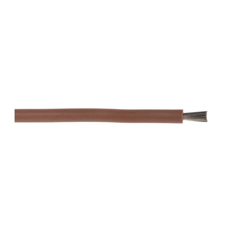 Lapp OLFLEX HEAT 180 SiF Series Brown 1.5 mm² Hook Up Wire, 19 x 0.25 mm Strands, 100 m Length, Silicone Rubber 51003