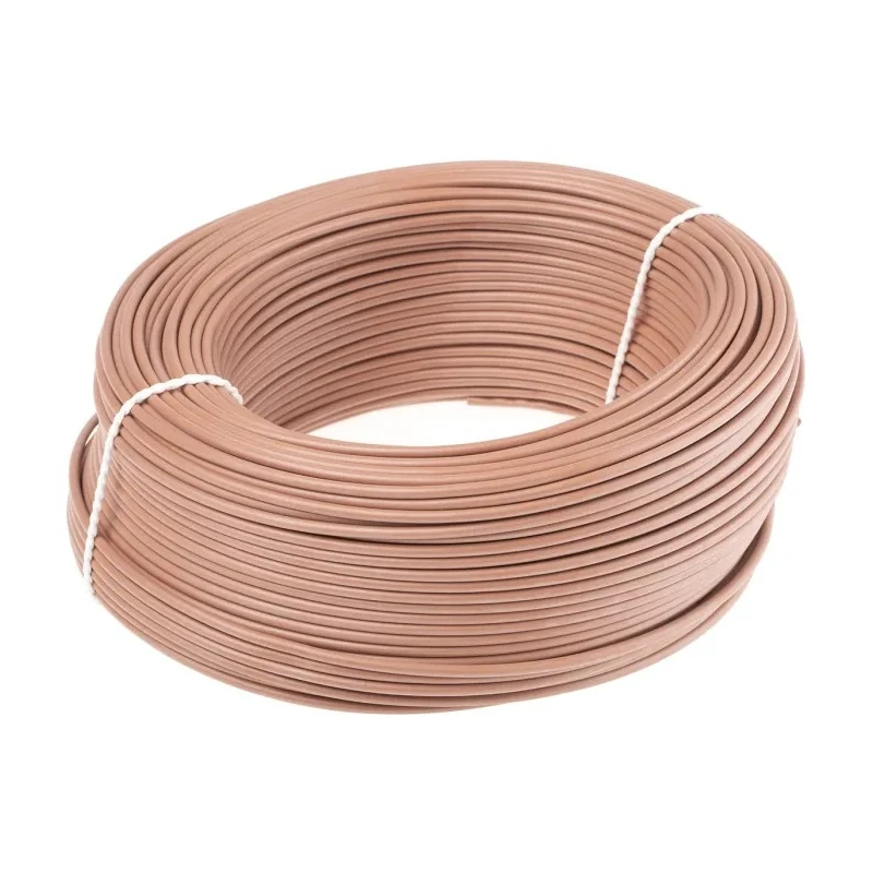 Lapp OLFLEX HEAT 180 SiF Series Brown 1.5 mm² Hook Up Wire, 19 x 0.25 mm Strands, 100 m Length, Silicone Rubber 51003