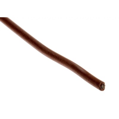 Lapp OLFLEX HEAT 180 SiF Series Brown 0.75 mm² Hook Up Wire, 19 x 0.25 mm Strands, 100 m Length, Silicone Rubber 49003