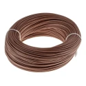 Lapp OLFLEX HEAT 180 SiF Series Brown 0.75 mm² Hook Up Wire, 19 x 0.25 mm Strands, 100 m Length, Silicone Rubber 49003