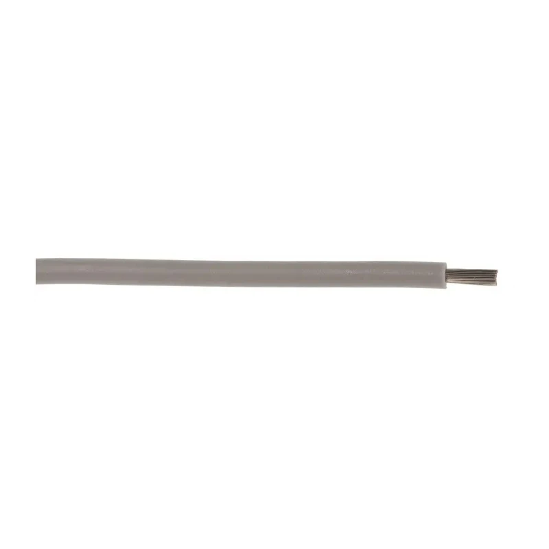 Lapp OLFLEX HEAT 180 SiF Series Grey 1 mm² Hook Up Wire, 19 x 0.25 mm Strands, 100 m Length, Silicone Rubber 50106