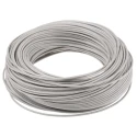 Lapp OLFLEX HEAT 180 SiF Series Grey 1 mm² Hook Up Wire, 19 x 0.25 mm Strands, 100 m Length, Silicone Rubber 50106