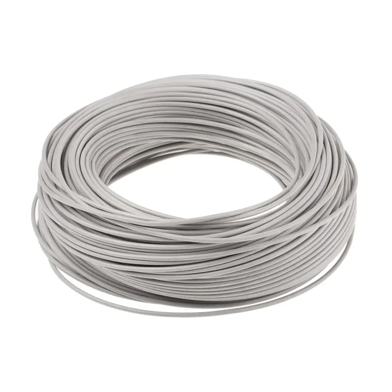 Lapp OLFLEX HEAT 180 SiF Series Grey 1 mm² Hook Up Wire, 19 x 0.25 mm Strands, 100 m Length, Silicone Rubber 50106