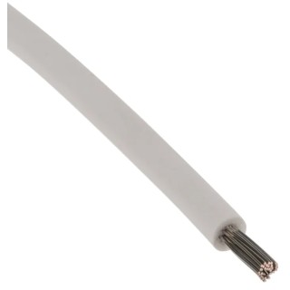 Lapp OLFLEX HEAT 180 SiF Series White 1 mm² Silicone Rubber Hook Up Wire 19 x 0.25 mm 100 m 50105