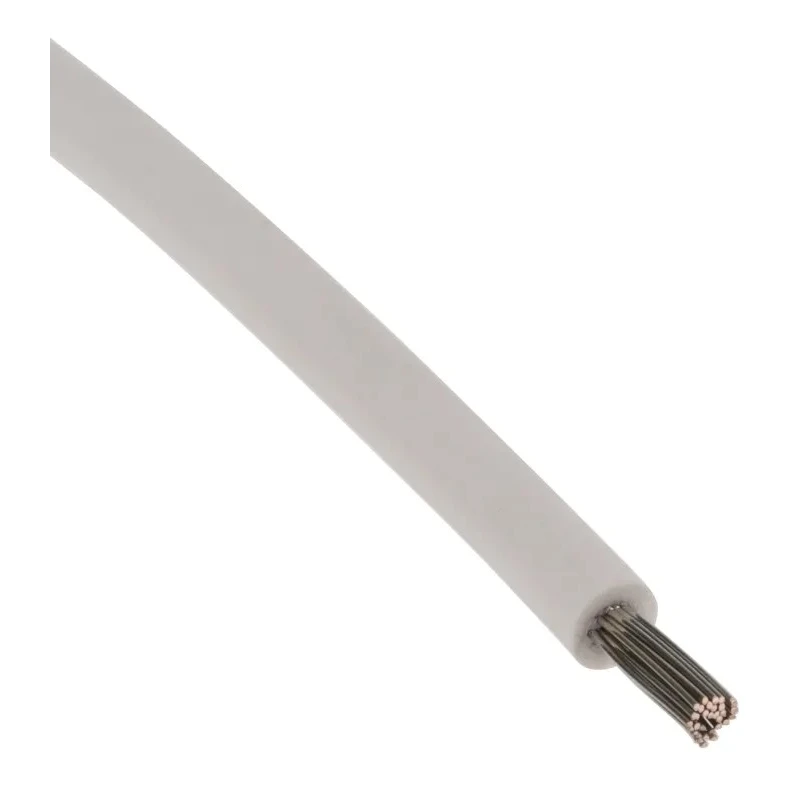 Lapp OLFLEX HEAT 180 SiF Series White 1 mm² Silicone Rubber Hook Up Wire 19 x 0.25 mm 100 m 50105