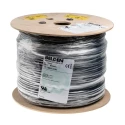 Belden Cat5e Screened Shielded Ethernet Cable 305 m Length Polyurethane Jacket Black 74003PU