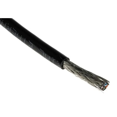Belden 74002E Cat5e Ethernet Cable, 305 m Length, Shielded, Screened, Black PVC 74002E