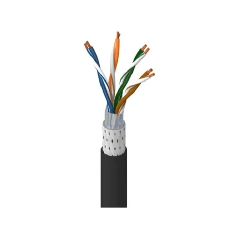 Belden 74002E Cat5e Ethernet Cable, 305 m Length, Shielded, Screened, Black PVC 74002E