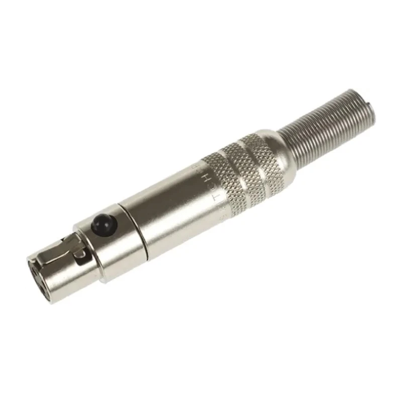 Switchcraft Cable XLR Connector, Straight, 125V Female, 3 Way, Silver Plating TA3FSHF