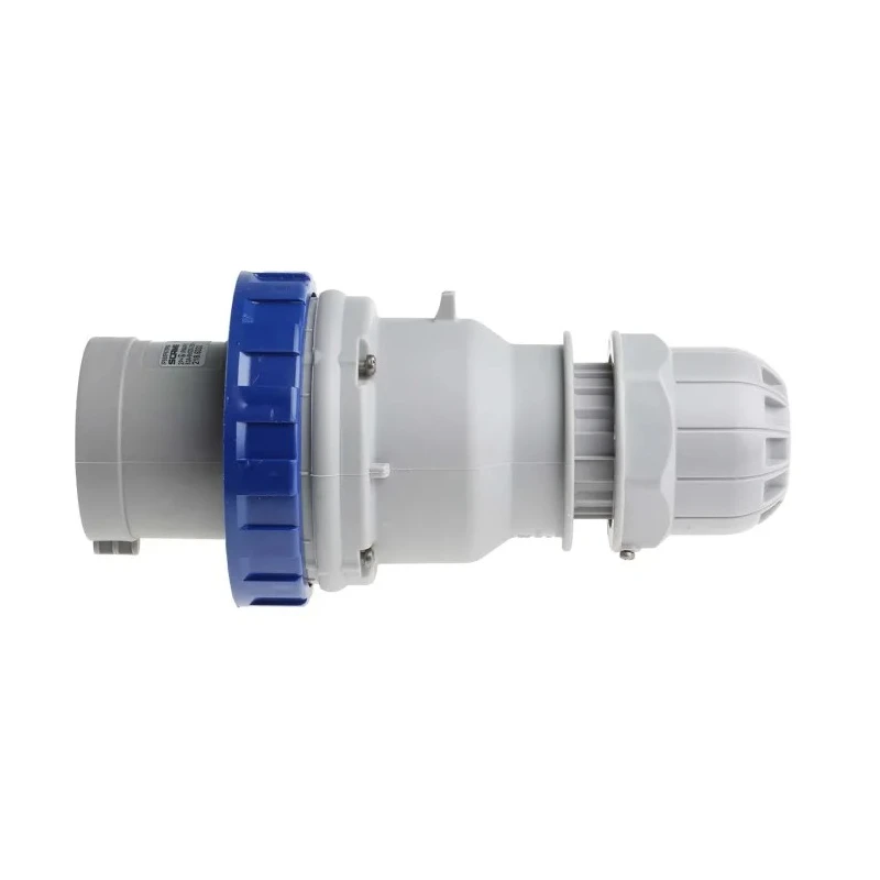 Scame IP67 Blue Cable Mount 2P+PE Straight Industrial Power Connector, 63A, 230V IP67