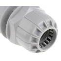 Scame IP67 Blue Cable Mount 2P+PE Straight Industrial Power Connector, 63A, 230V IP67